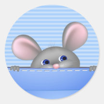 Mouse In Pocket Sticker
