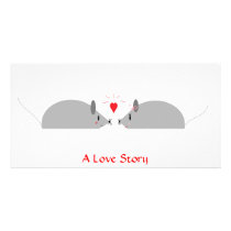 Mouse Love Picture Card