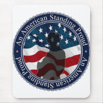 Mouse Pad American Standing Proud