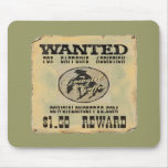 Mouse Pad "Cowgirl On Coffee" WANTED POSTER mousepads