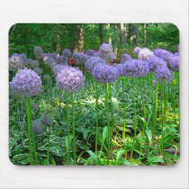 MOUSE PAD, MOUSE MAT, PHOTOGRAPHY, FLORAL, ALIUM