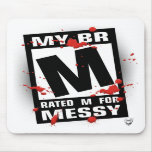 Mouse Pad - Rated M for Messy mousepads