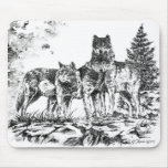Mouse Pad - Three Wolfs mousepads