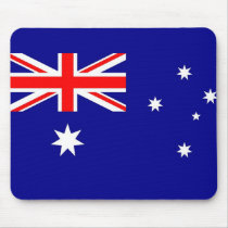 Mouse pad with Flag of Australia