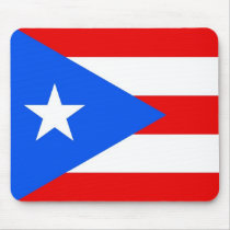 Mouse pad with Flag of Puerto Rico - USA