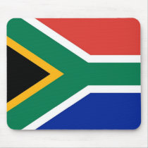 Mouse pad with Flag of South Africa
