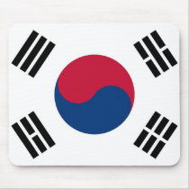 Mouse pad with Flag of South Korea