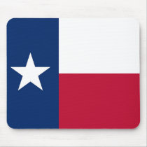 Mouse pad with Flag of Texas State - USA