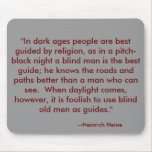 Mouse Pad with religion quote mousepads