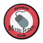 Mouse Potato Club magnets