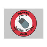 Mouse Potato Club postcards