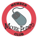Mouse Potato Club stickers