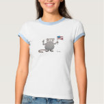 Mouse USA No. 1 Flag Memorial Day 4th of July t-shirts