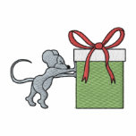 Mouse with gift embroidered shirts