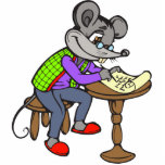 Mouse Writing Letter photo sculptures