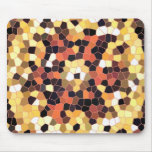 Mousemat Bright Light to Dark Oranges Tiles Design Mouse Pad