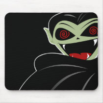 Mousemat Dracula Happy Halloween Black Customise