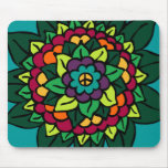 Mousemat Floral Mandala, Colorful Mousepads