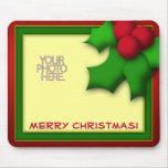 Mousemat Merry Christmas Photo Template Customise mousepads