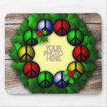 Mousemat Peace Wreath Photo Template Customise mousepads