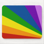 Mousemat Rainbow Stripe Zoom Abstract Design mousepads