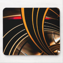 Mousepad Abstract Art Gold Space 2