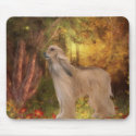 Mousepad Afghan Hound in the Park