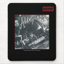 Mousepad Alleycats Nothing (B&W) Dangerhouse BLACK