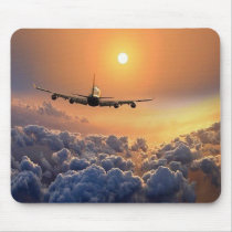 MousePad - Aviacão com pôr-do-sol