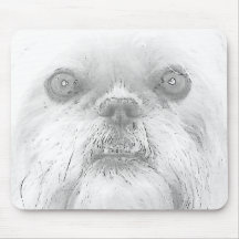 Mousepad Brussels Griffon Dog "Ewok"