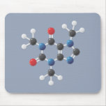 Mousepad: Caffeine molecule
