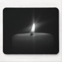 Mousepad Candle light in Black & White