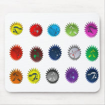 mousepad capoeira martial arts dots