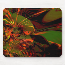 Mousepad Digital Abstract Art Feel The Green