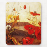 Mousepad Famous Artists 'Poppies' oil on canvas