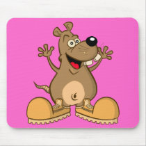 mousepad "funny rodent" cartoon
