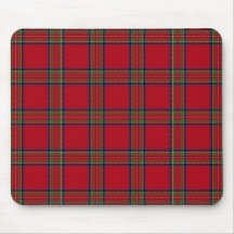 Mousepad in Royal Stewart Tartan Design