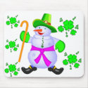 Mousepad-Irish Snowman Christmas