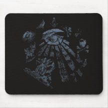Mousepad Masonic Fantasy Blue