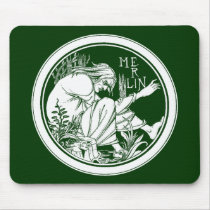 Mousepad: Merlin - by Beardsley