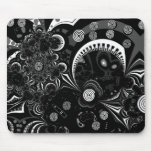 Mousepad Modern Art Black White 2