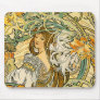 Mousepad:  Mucha - Language of Flowers