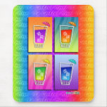 Mousepad - Pop Art Cocktails