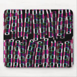 Mousepad with Abstract Ladder Illustration