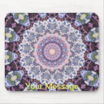 MOUSEPAD with Decorative Blues and Mauves pattern