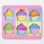 Mousepads - Pop Art Cupcakes