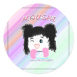 "Moushi" Cartoon Sticker