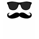 Moustache and Sunglasses Humour T-Shirt
