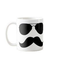 Moustache Aviator Mug