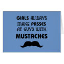 Moustache cards